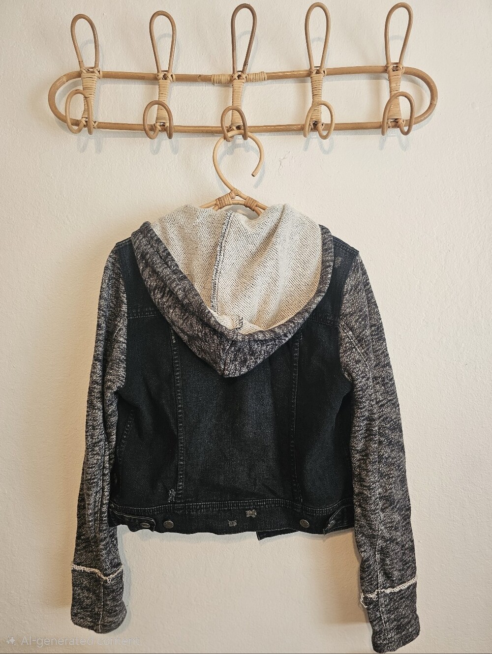 Free People Distressed Jean Jacket - Picture 3 of 4